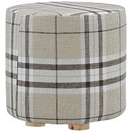 Chair checkered textile round - Stool