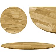 Round Solid Oak Table Top 23mm 400mm - Table Top