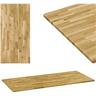 Rectangular Solid Oak Table Top 23mm 140 × 60cm - Table Top