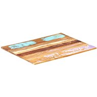 Rectangular Table Top 60 × 70cm 15-16mm Recycled Wood - Table Top