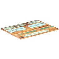 Rectangular Table Top 60 × 80cm 15-16mm Recycled Wood - Table Top