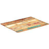 Rectangular Table Top 70 × 80cm 15-16mm Recycled Wood - Table Top