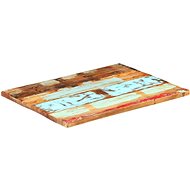 Rectangular Table Top 60x90cm 25-27mm Solid Recycled Wood - Table Top