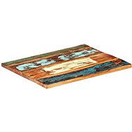 Rectangle Table Top 70x80cm 25-27mm Solid Recycled Wood - Table Top