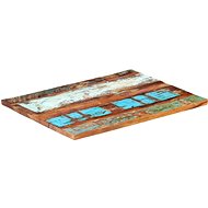 Rectangle Table Top 70x90cm 25-27mm Solid Recycled Wood - Table Top