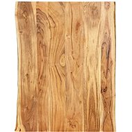 Solid Acacia Wood Table Top 80 × (50-60) × 2.5cm - Table Top
