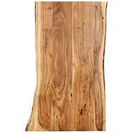 Solid Acacia Wood Table Top 100 × (50-60) × 2.5cm - Table Top