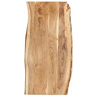 Solid Acacia Wood Table Top 120 × (50-60) × 2.5cm - Table Top