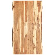 Table Top Solid Acacia Wood 120 × (50-60) × 3.8cm - Table Top
