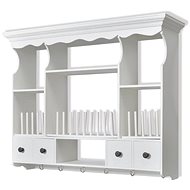 Wooden Kitchen Wall Cabinet, White - Cabinet