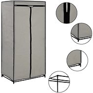 Wardrobe grey 75 × 50 × 160 cm - Wardrobe
