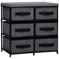 Storage cabinet with 6 drawers 55 × 29 × 55 cm grey steel - Cabinet