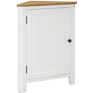 Corner cabinet 59 × 36 × 80 cm solid oak wood - Cabinet