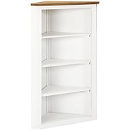 Corner cabinet 59 × 36 × 100 cm solid oak wood - Cabinet