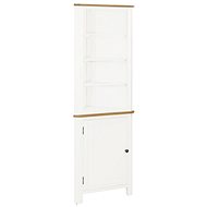 Corner Cabinet 59 × 36 × 180cm Solid Oak Wood - Cabinet