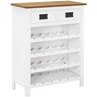 Wine cabinet 72 × 32 × 90 cm solid oak wood - Cabinet