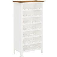 Wine cabinet 56 × 32 × 110 cm solid oak wood - Cabinet