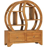 Cabinet with Shelf Yin Yang 68 × 26 × 83cm Solid Teak - Cabinet
