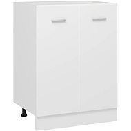 Lower cabinet white 60 × 46 × 81,5 cm chipboard - Cupboard