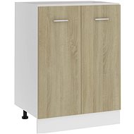 Lower cabinet oak sonoma 60 × 46 × 81,5 cm chipboard - Cupboard
