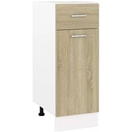 Lower cabinet with drawer oak sonoma 30x46x81,5 cm chipboard - Cupboard