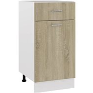 Lower cabinet with drawer oak sonoma 40x46x81,5 cm chipboard - Cupboard