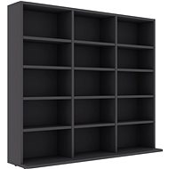 CD cabinet grey 102 × 23 × 89,5 cm chipboard - Cabinet