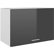 Top cabinet grey high gloss 60 × 31 × 40 cm chipboard - Cupboard