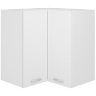 Top corner cabinet white 57 × 57 × 60 cm chipboard - Cupboard