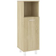 Bathroom cabinet oak sonoma 30 × 30 × 95 cm chipboard - Bathroom Cabinet