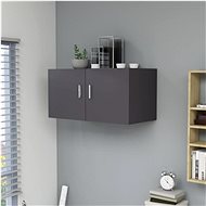 Wall cabinet grey 80 × 39 × 40 cm chipboard - Cabinet