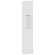 Bathroom cabinet white 32 × 25,5 × 190 cm chipboard - Bathroom Cabinet