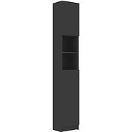 Bathroom cabinet grey 32 × 25,5 × 190 cm chipboard - Bathroom Cabinet