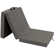 Three-part folding foam mattress 190 × 70 × 9 cm grey - Mattress