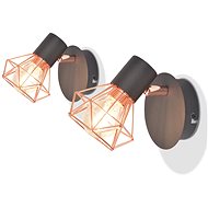 Wall Light, 2 pcs, 2 LED Filament Bulbs, 8 W - Wall Lamp