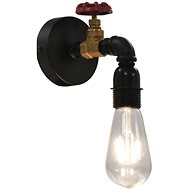 Wall Light Design Tap Black E27 - Wall Lamp