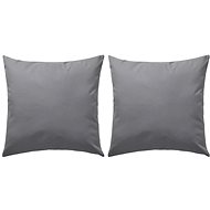 Outdoor cushions 2 pcs 60 × 60 cm grey - Pillow