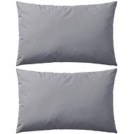 Outdoor cushions 2 pcs 60x40 cm grey - Pillow