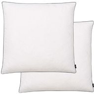 Pillows 2 pcs down feather filling 80x80 cm white - Pillow