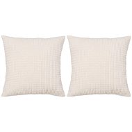 Pillow set 2 pcs velour, 60 × 60 cm, greyish - Pillow