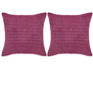 Pillow set 2 pcs velour 45 × 45 cm pink - Pillow