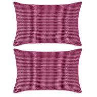Pillow set 2 pcs velour 40 × 60 cm pink - Pillow