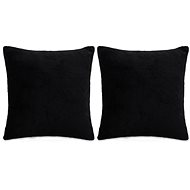 Pillow set 2 pcs velour, 45 × 45 cm, black - Pillow