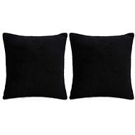 Pillow set 2 pcs velour, 60 × 60 cm, black - Pillow