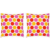 Printed pillows 2 pcs multicoloured 40 × 40 cm cotton - Pillow