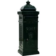 Column mailbox in vintage style rustproof green - Mailbox