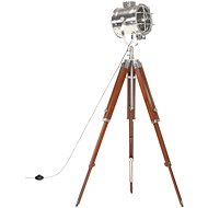 Floor Lamp on Tripod Solid Mangrove Wood 165cm - Floor Lamp
