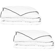 Winter feather blanket 2 pcs 135 × 200 cm - Duvet 