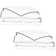 Winter feather blanket 2 pcs 155 × 220 cm - Duvet 