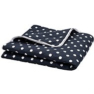 Blanket dark blue 220 × 240 cm quilted ultrasonic textile - Duvet 